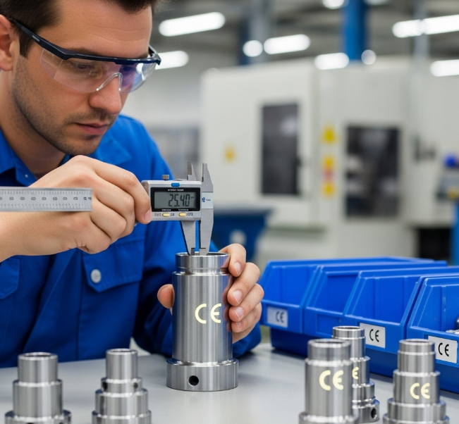 Quality inspection with caliper